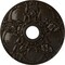 Ekena Millwork Norwich Ceiling Medallion (Fits Canopies up to 4 1/2"), 18"OD x 3 1/2"ID x 1 3/8"P, Stone Hearth CM18NOSHF - alternate 1